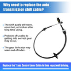 Transmission Gear Shift Cable for Ford F-150, Lincoln Mark LT (2005–2008)