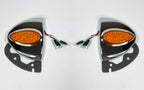 LED Turn Signal Teardrop Pair Amber for Peterbilt Headlights (2018–2026)
