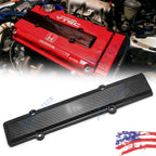 Carbon Fiber Look Valve Cover Spark Plug Insert for Honda Civic (1996–2000)