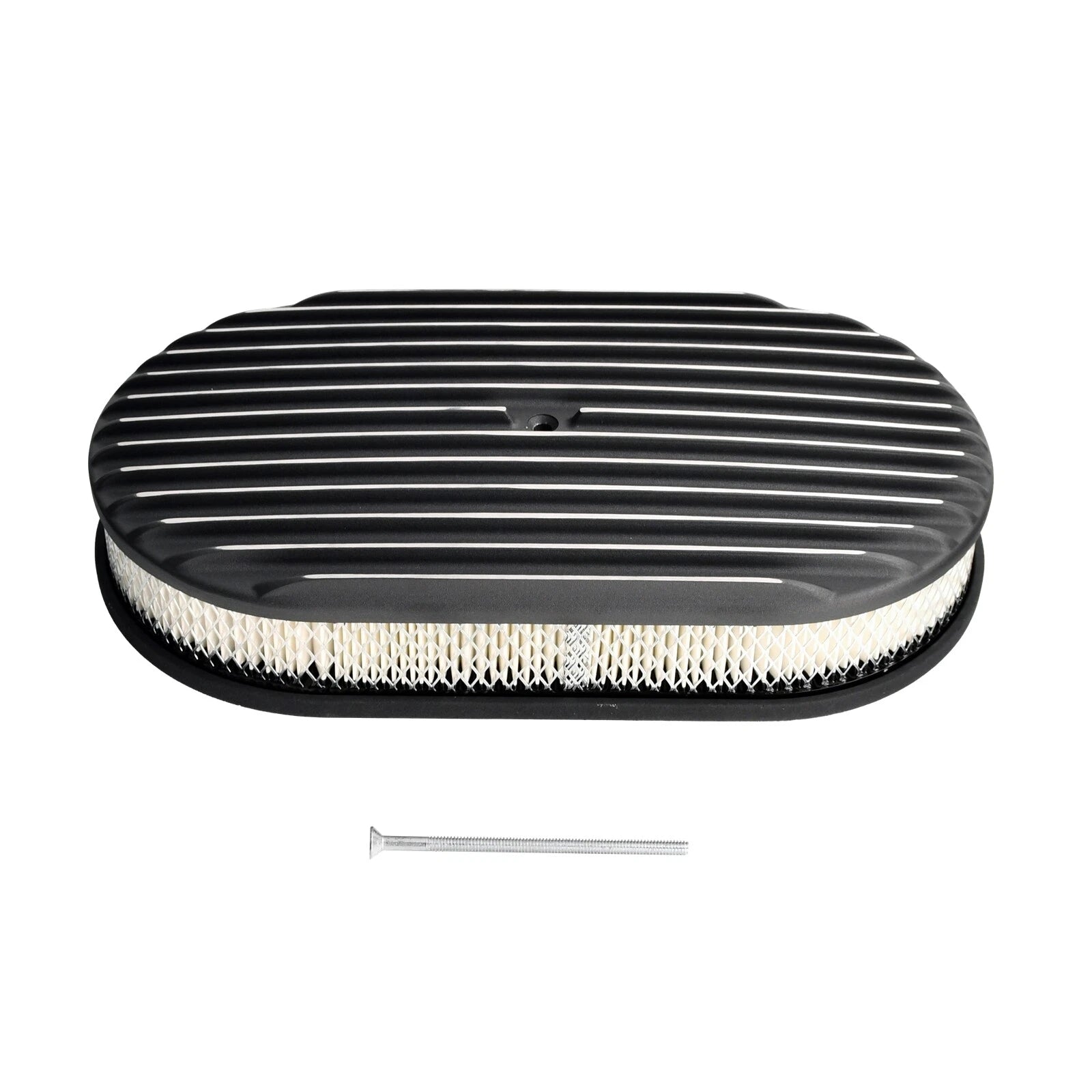 Short Valve Covers & 15" Oval Air Cleaner for Chevy 350 (1987–1997)