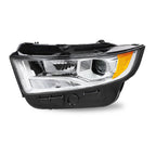 Halogen Headlight Set for Ford Edge SE/SEL (2015–2018) w/Bulb Chrome