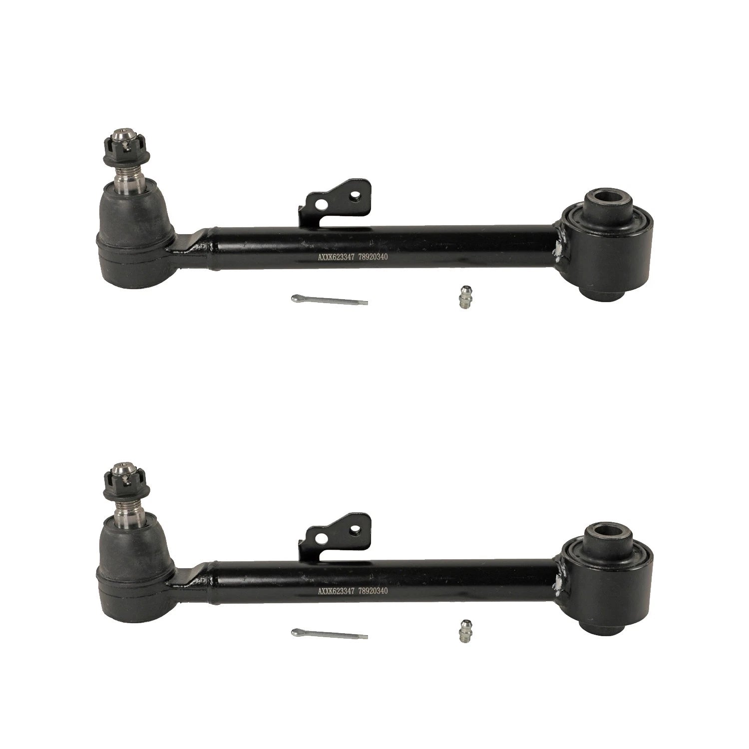 2X Moog Rear Lower Forward Control Arm Ball Joint Set for Santa Fe, Sorento (2001–2019)