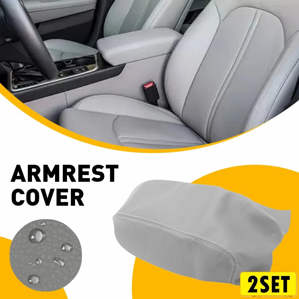 Center Console Armrest Cover for Hyundai Sonata (2015–2019) Gray