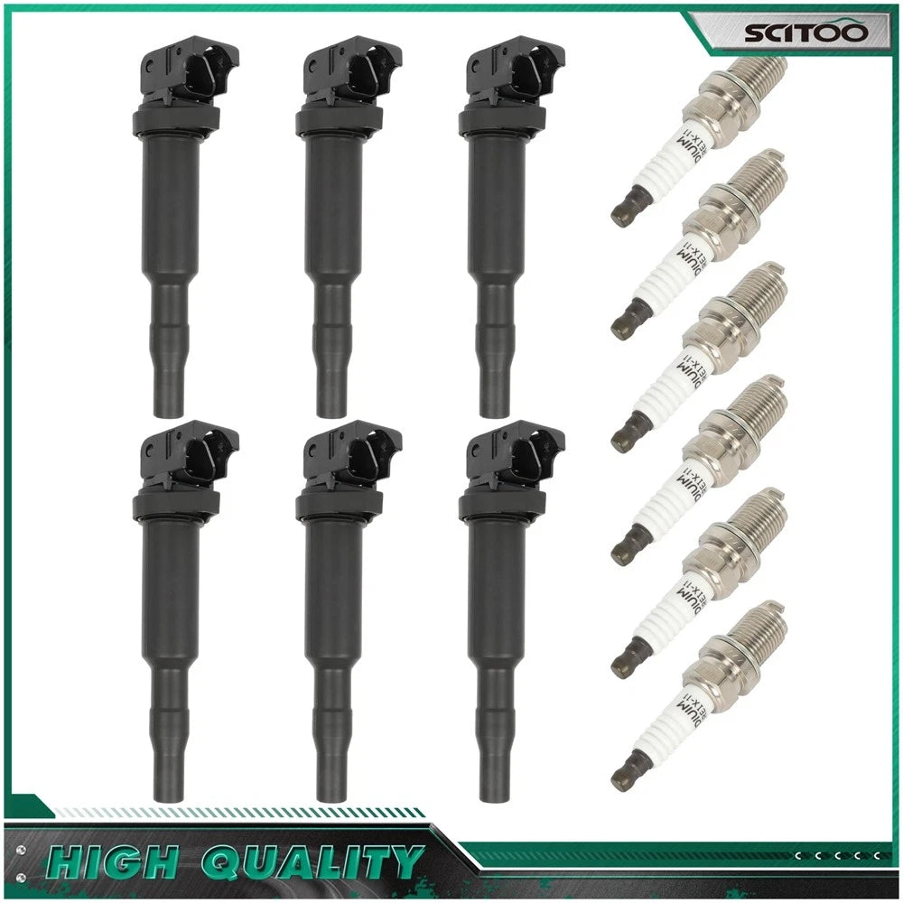 Ignition Coils & Spark Plugs for BMW 128i 135i 328i 335i 335is 528i 530i 550xi (2008–2013)