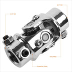 3/4" DD to 3/4" DD Stainless Steel Lock-Nut Steering U-Joint Universal