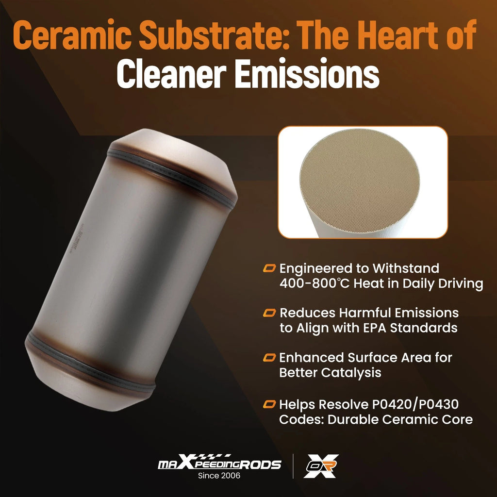 2X 4" Inlet/Outlet Universal Catalytic Converter for