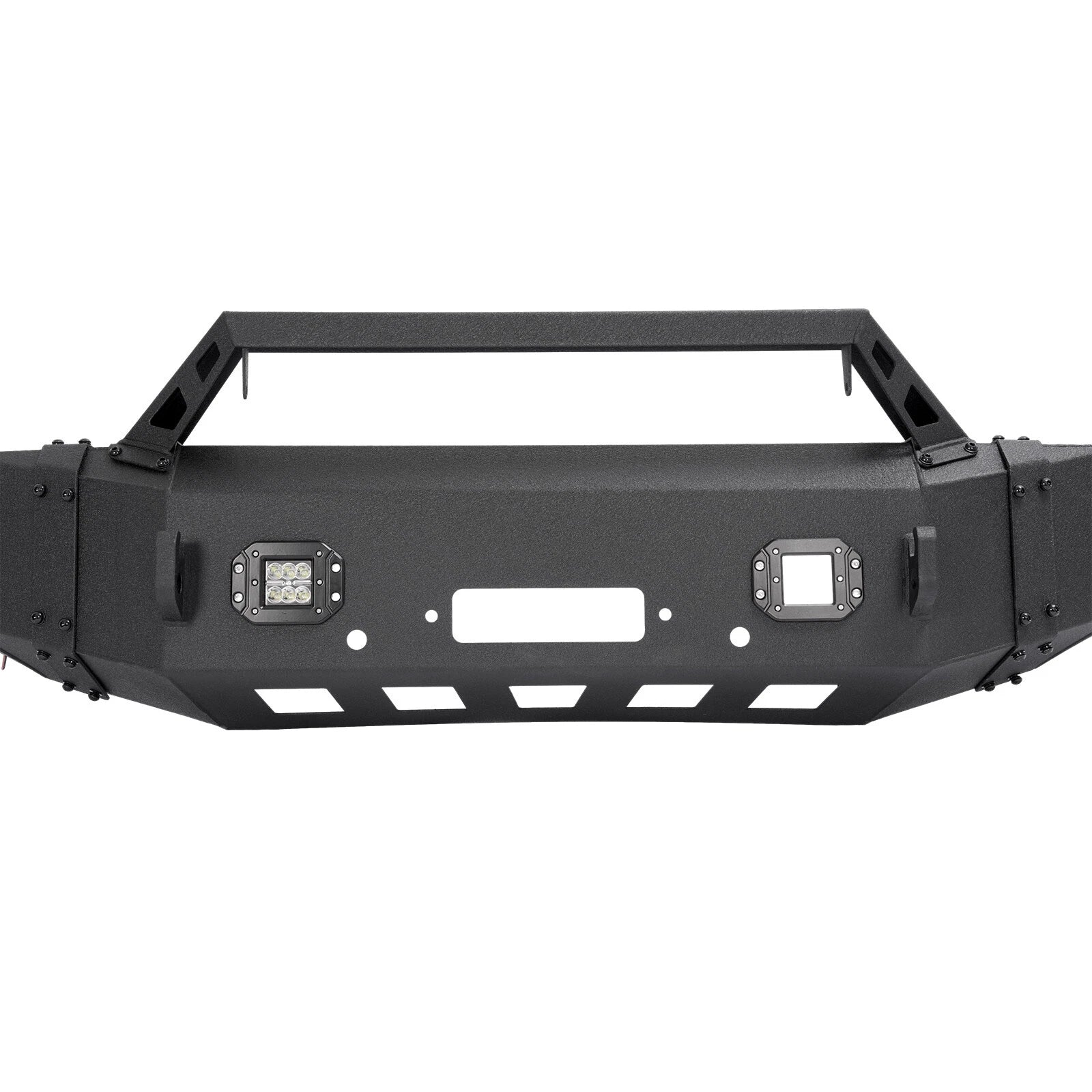 Front Steel Bumper Assembly with Winch Plate and LED for Dodge Ram 1500 (2009–2012)