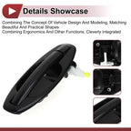 Exterior Door Handle for Hyundai Santa Fe (2013–2018) Rear Right No. 8265026000 Black