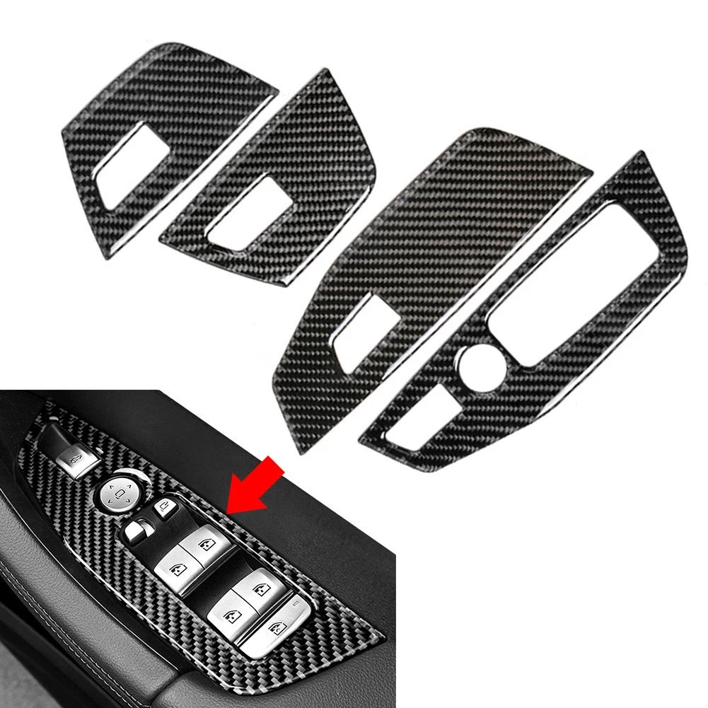 Window Lift Switch Button Panel Cover Trim for BMW X3 G01, X4 G02 (2018–2023)