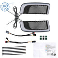 LED Running Light/Turn Signal Fairing Lower Grills for Electra Glide 
