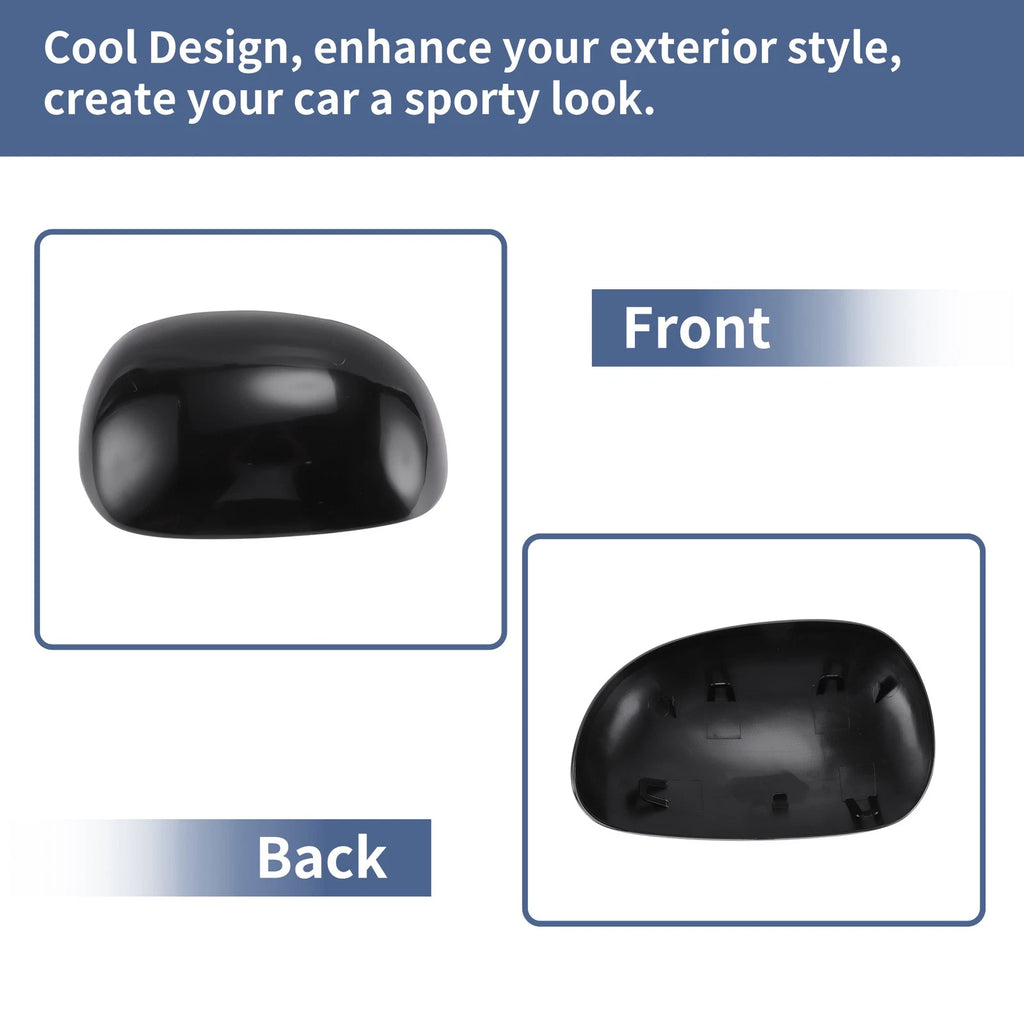 1 Pc Left Side Mirror Cover Cap for Ford F-150 (1997–2003) Black