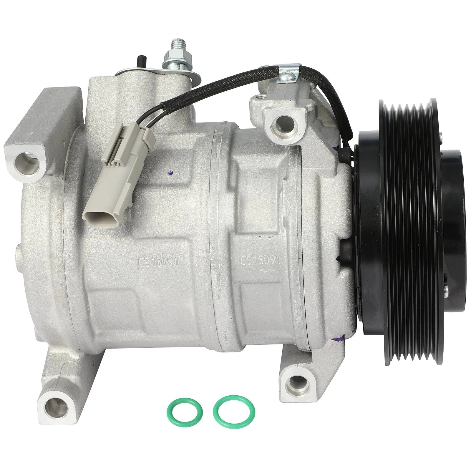 A/C Compressor for Chrysler Pacifica 3.8L (2005–2008) Pulley 6