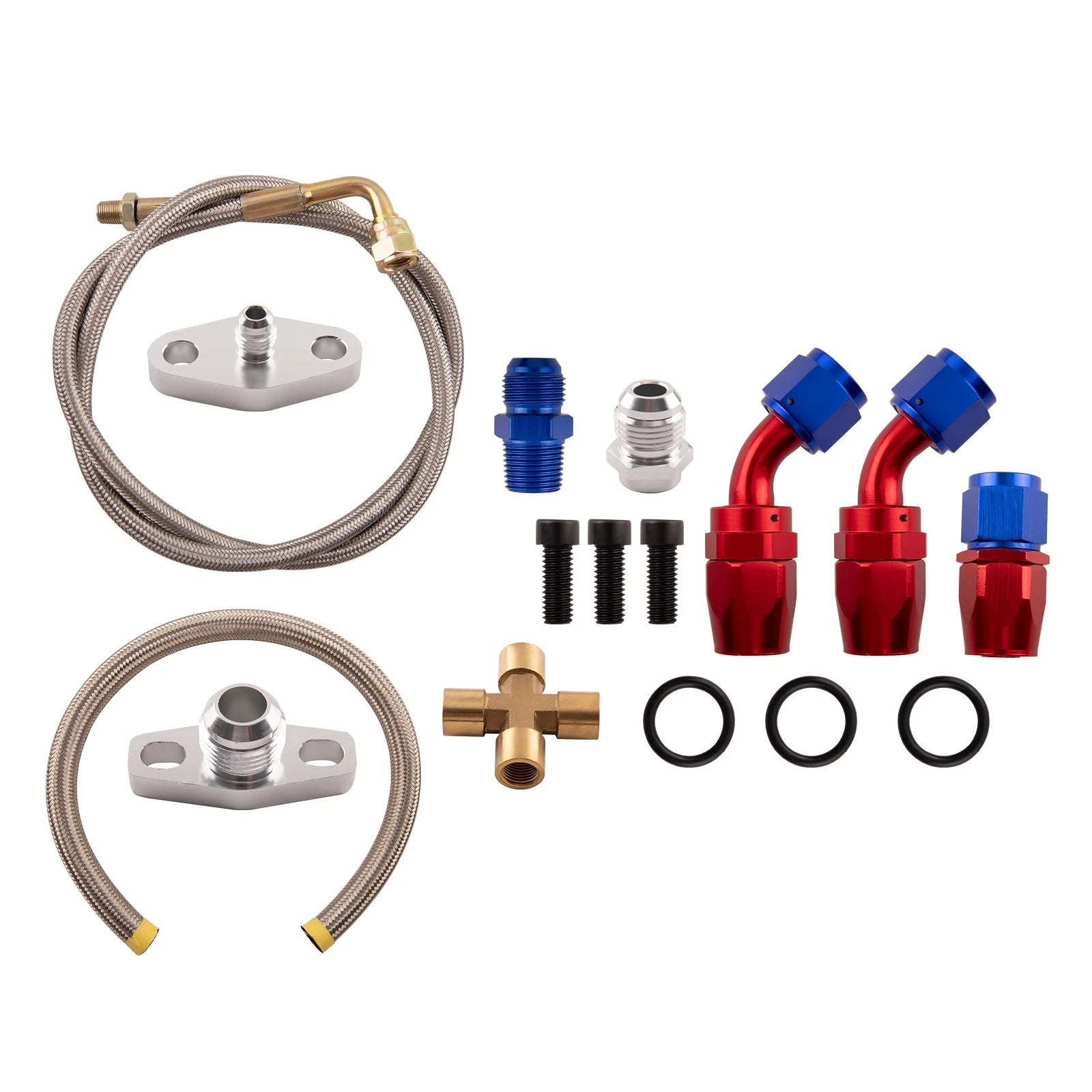 GT35 GT3582 Turbo Kit for 2.5-6L Engines (Wastegate, Intercooler, BOV)