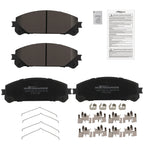 Front Brake Pads Set for Toyota Grand Highlander/Highlander/RAV4 Prime/Sienna