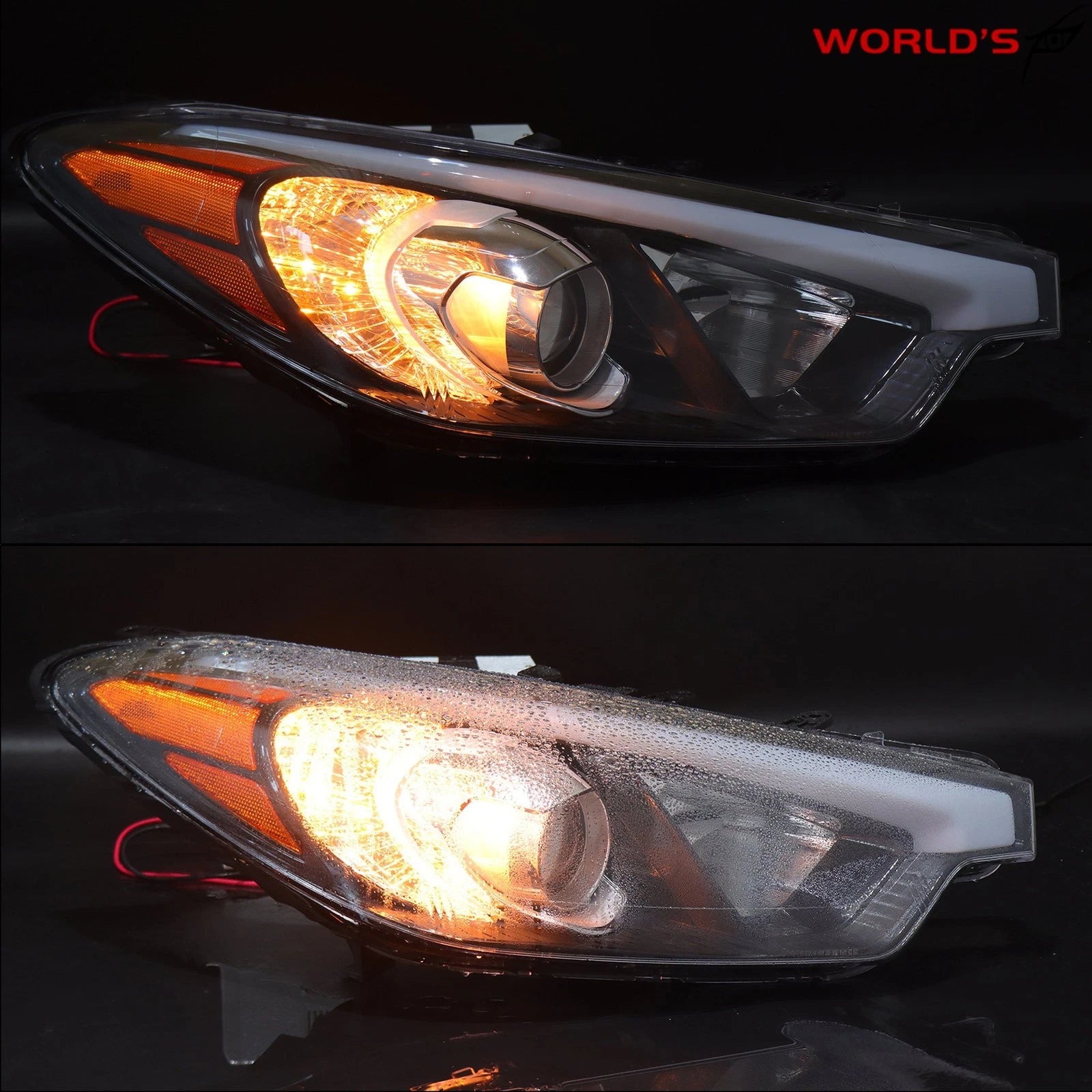 RH Passenger Side Halogen Headlight Assembly for Kia Forte (2014–2016)