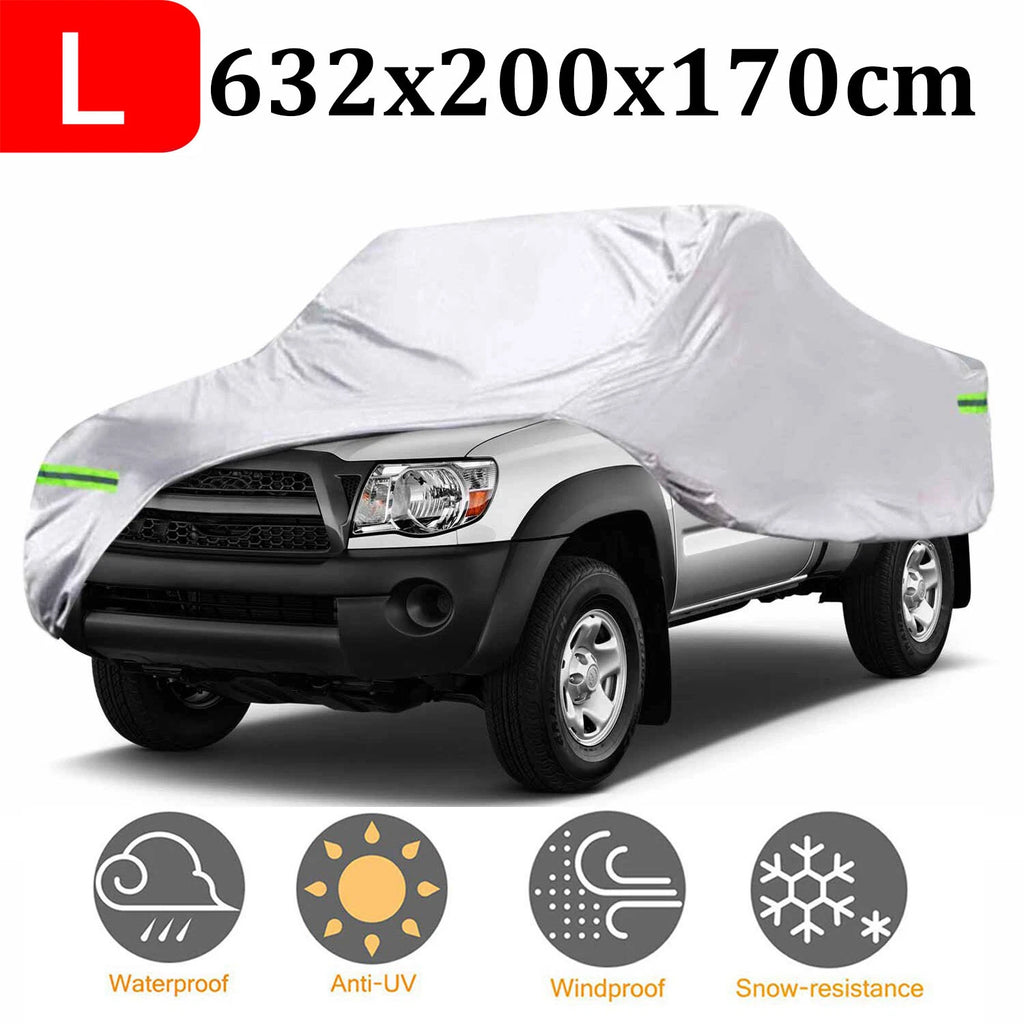 Car Cover for Pickup Truck (Waterproof, Outdoor, Rain, Dust Protector)
