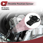 Throttle Position Sensor for Chevrolet Tracker (1998) - No.1342058B10