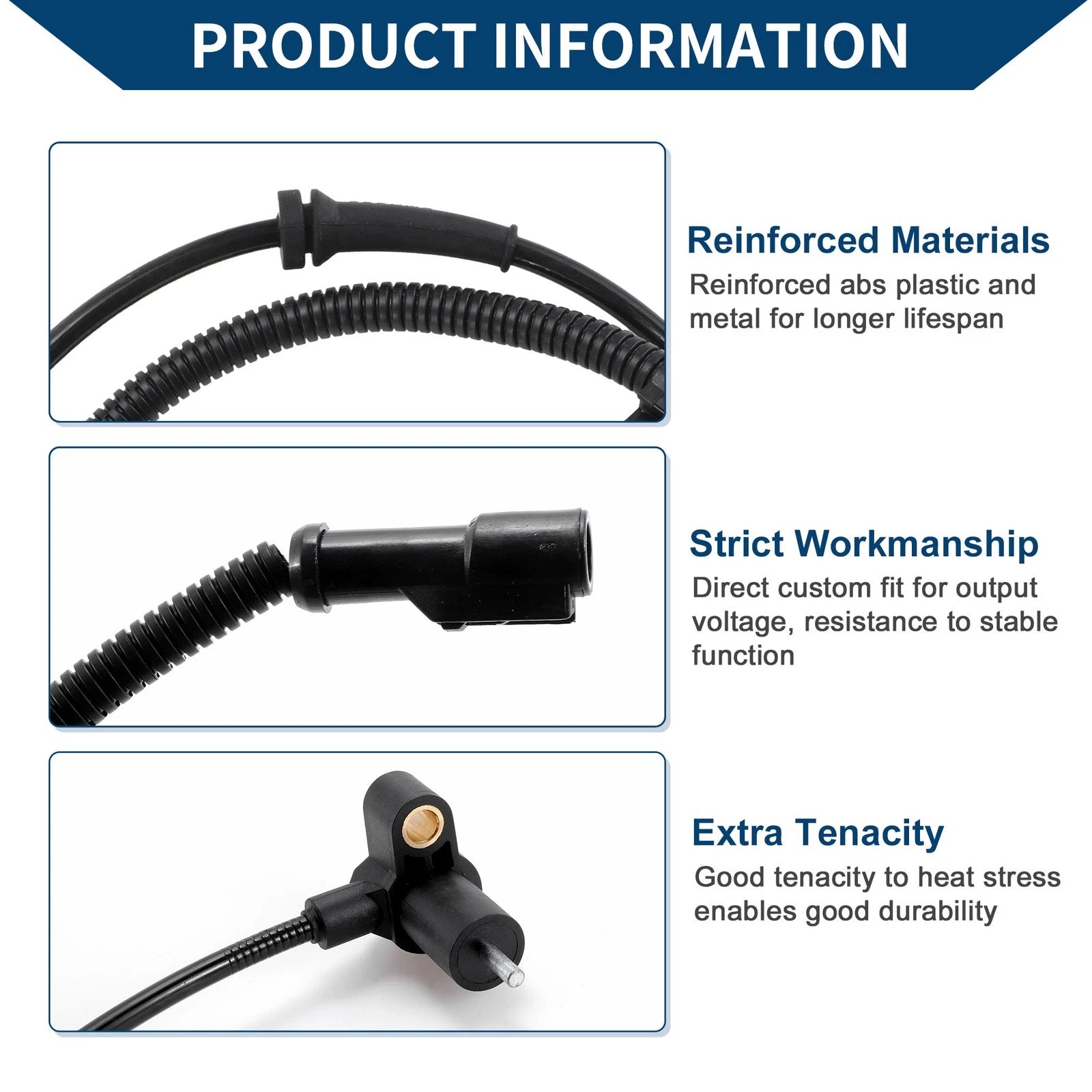 ABS Wheel Speed Sensor for Ford Mustang (1994–2004) No.F7ZZ2C204AA/970242