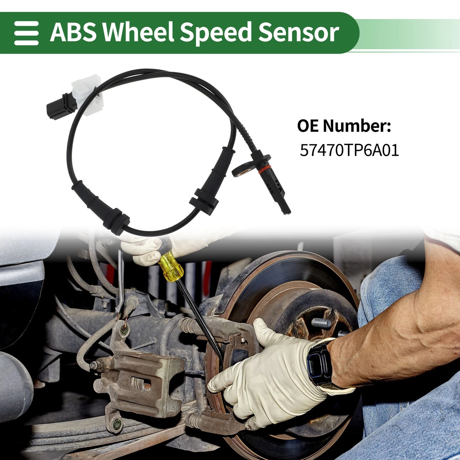 ABS Wheel Speed Sensor for Honda Crosstour (2012–2015) - 57470TP6A01