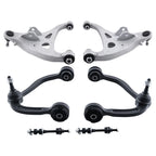 6x Front Upper Lower Control Arm Kit for Ford F-150 Mark LT (2005-2008)