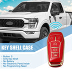 TPU Remote Key Fob Case Cover for Ford Fusion F150 (2013–2020) Red