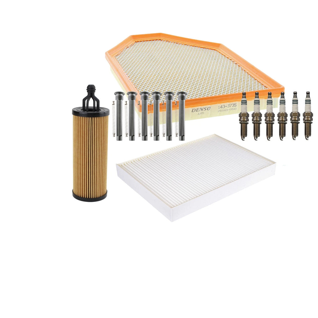 Denso Tune Up Kit 6 Spark Plugs & Boots for Dodge 300 Challenger Charger (2011–2023)