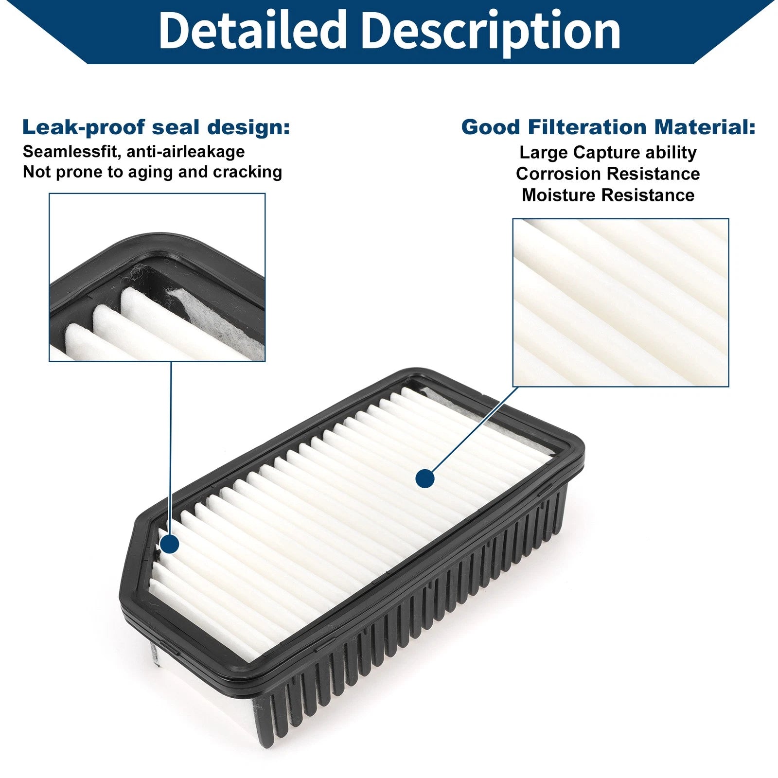 Air Filter No. 281132K000 for Kia Soul 1.6L 2.0L (2010–2011)