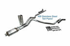 Dual Exhaust Kit for Dodge Ram 1500 (2019–2025) 2.5" SS Chrome Tips