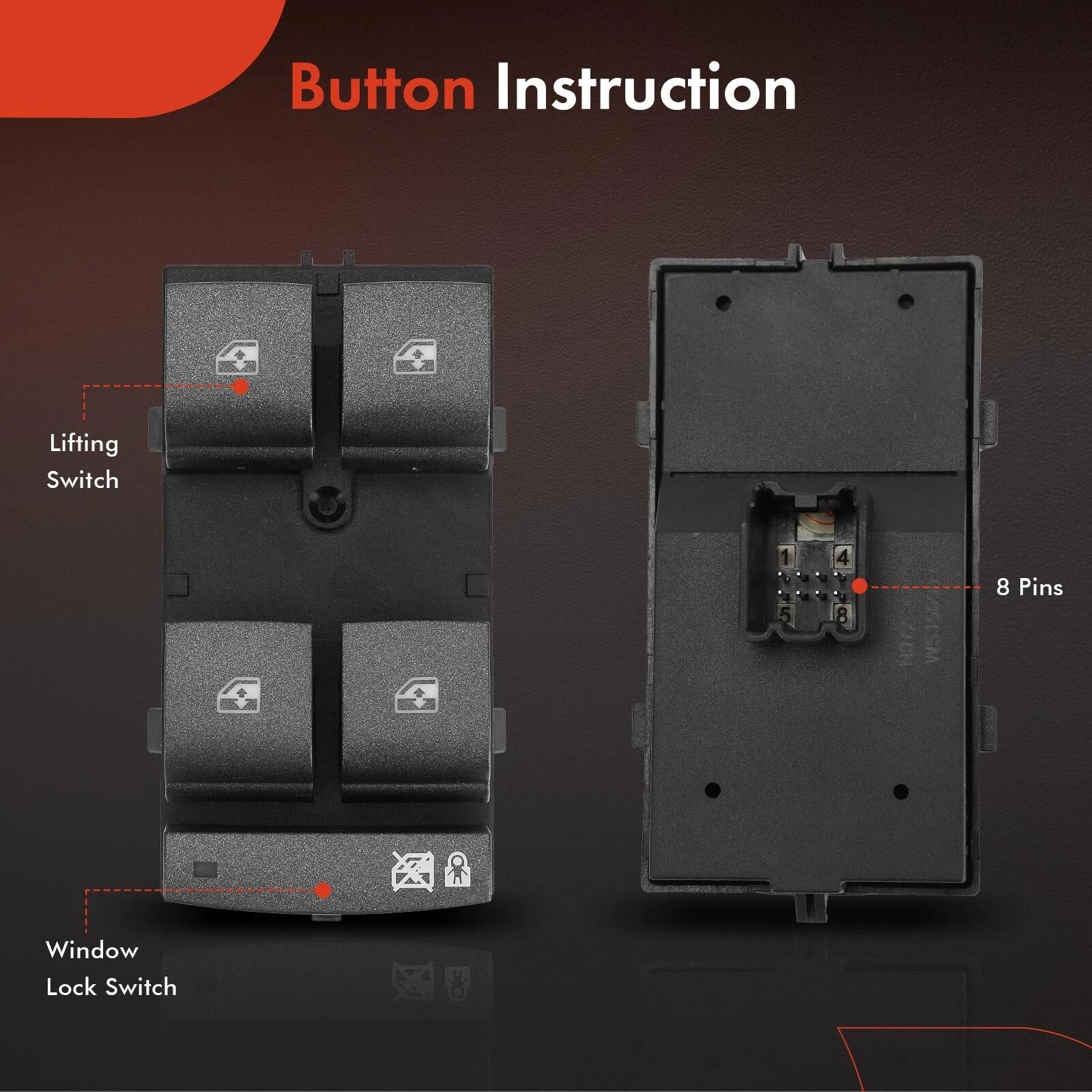 Power Window Switch for Buick LaCrosse (2010-2016)