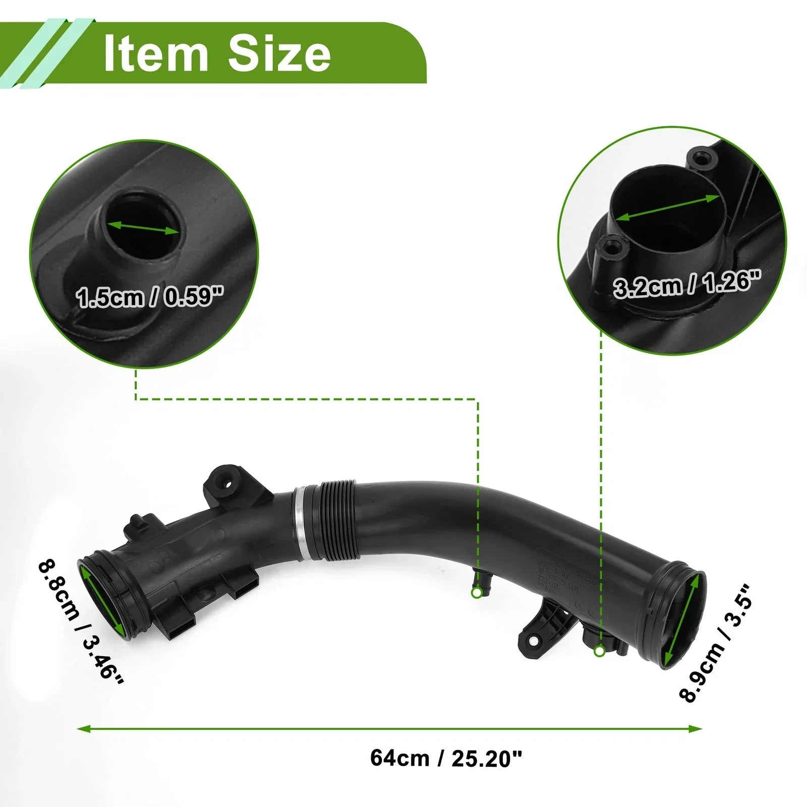 Car Air Intake Duct Hose for BMW 640i 740Li X6 X5 X4 1 Pc
