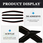 Set of 4 Window Visor Rain Guards for Toyota Sienna (2004–2009)