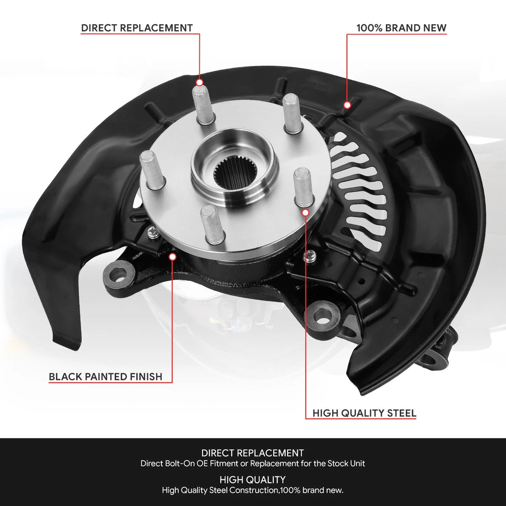 Front Passenger Side Loaded Wheel Knuckle for RX350 RX450H Highlander (2008–2017)
