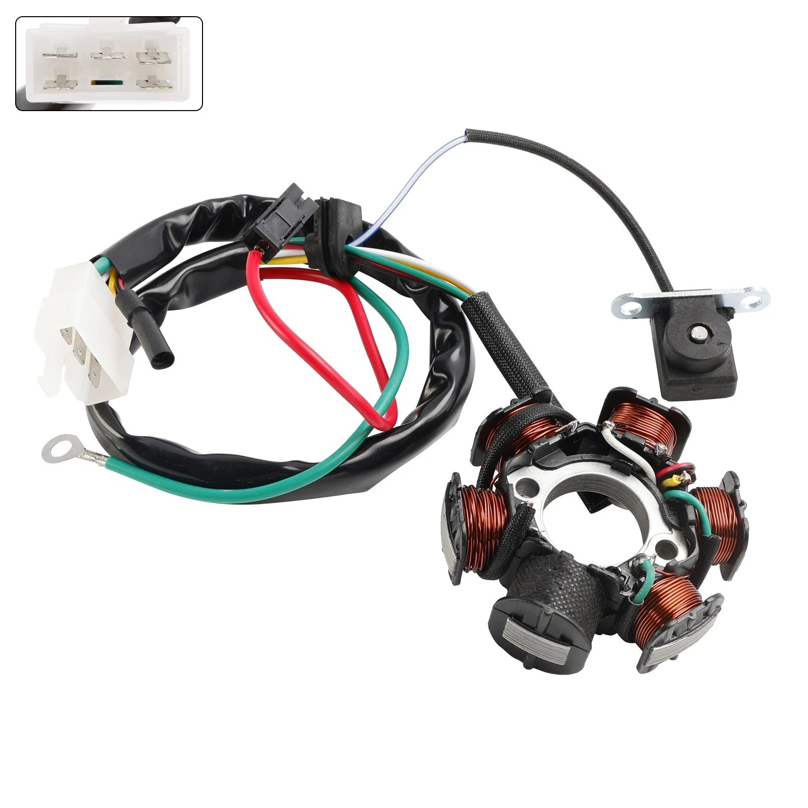 6 Coil Stator Magneto 83mm for Honda Bali 50 DIO 50 Elite 50 SR50 SA50 SK50