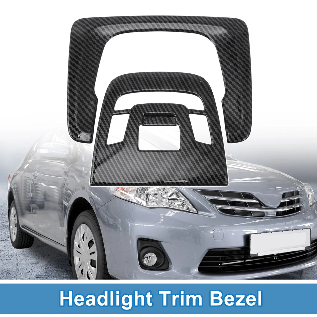 Set of 2 Headlight Trim Bezels for Toyota Corolla (2022–2024)