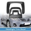 Set of 2 Headlight Trim Bezels for Toyota Corolla (2022–2024)