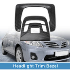 Set of 2 Headlight Trim Bezels for Toyota Corolla (2022–2024)