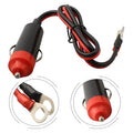Black Red Power Supply Inverter Wire for ABS 12V Car
