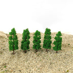 40 Pcs 2.36" Mini Model Trees for Train Railroad Diorama Layout