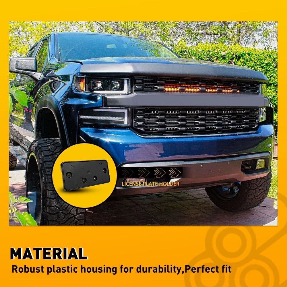 License Plate Bracket Holder for Chevrolet Silverado 1500 (2019–2022) 84428905