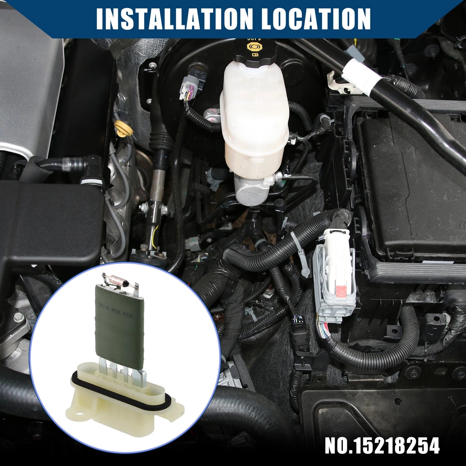 A/C Heater Blower Motor Resistor No.15218254 for Chevrolet Colorado (2004–2012)
