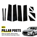 Pillar Post Molding Black Cover for Mazda 3 Axela (2014–2018)