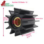 Impeller for Cummins 4019403 4933743 Sherwood 18000K Johnson 09-705BT-1
