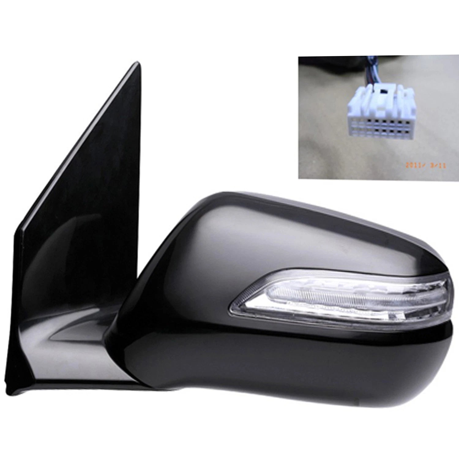 Replacement Driver Side Power Door Mirror Heated Memory Turn Signal for Ford F-150 (2009–2014)