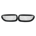 1x Pair Glossy Black Front Kidney Grille for BMW E63 E64 650i M6 (2004–2010)