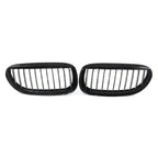 1x Pair Glossy Black Front Kidney Grille for BMW E63 E64 650i M6 (2004–2010)