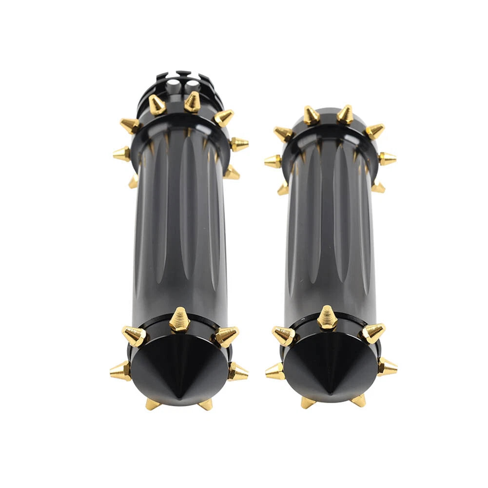 1'' Spikes Motorcycle Hand Grips for Harley Touring Dyna Softail