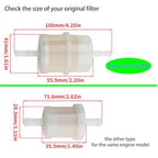 Fuel Filter and Spark Set for Kawasaki Commercial Mower Engines (Direct Fit)