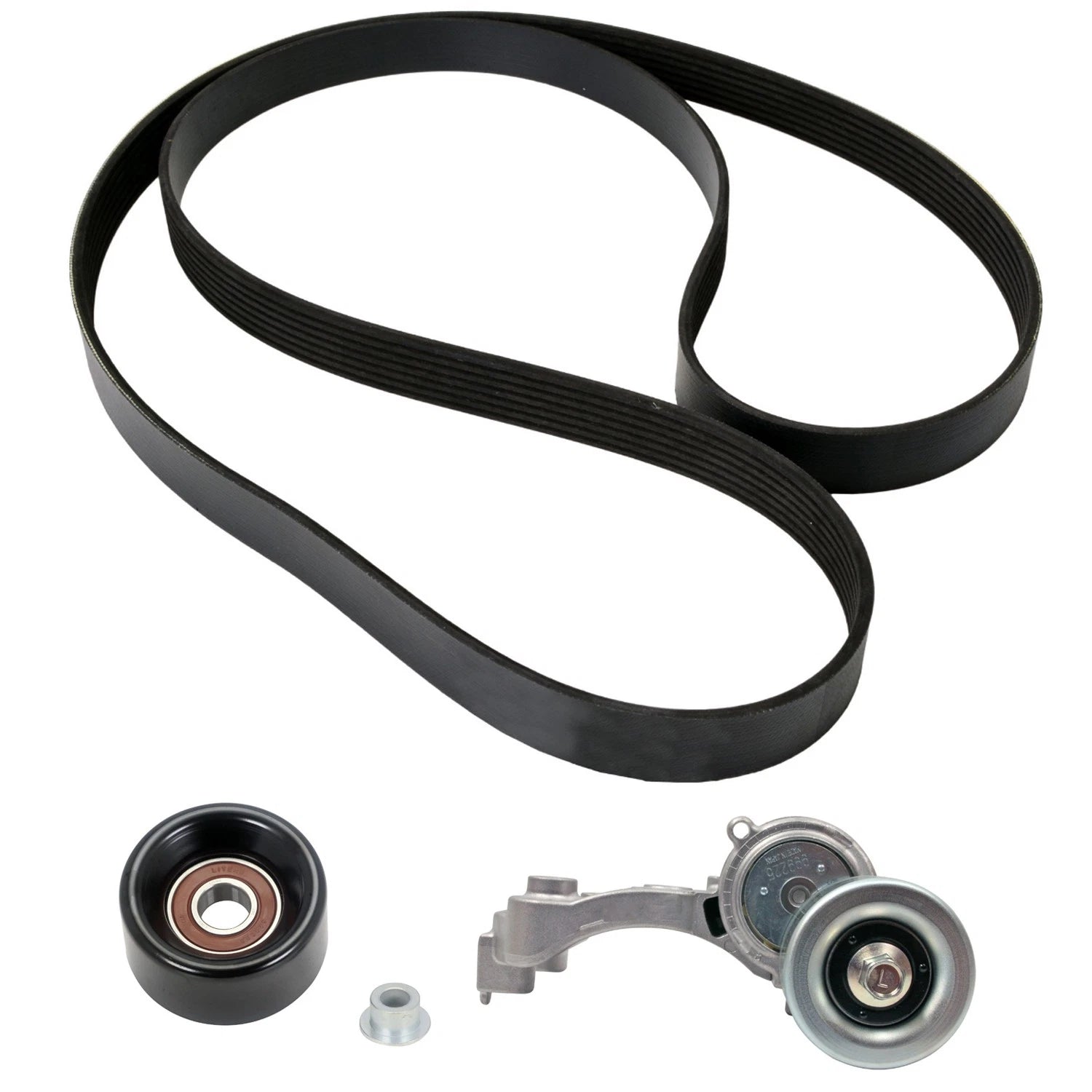 Drive Belt Idler Pulley Tensioner Kit for Avalon Camry ES350 (2005–2017)