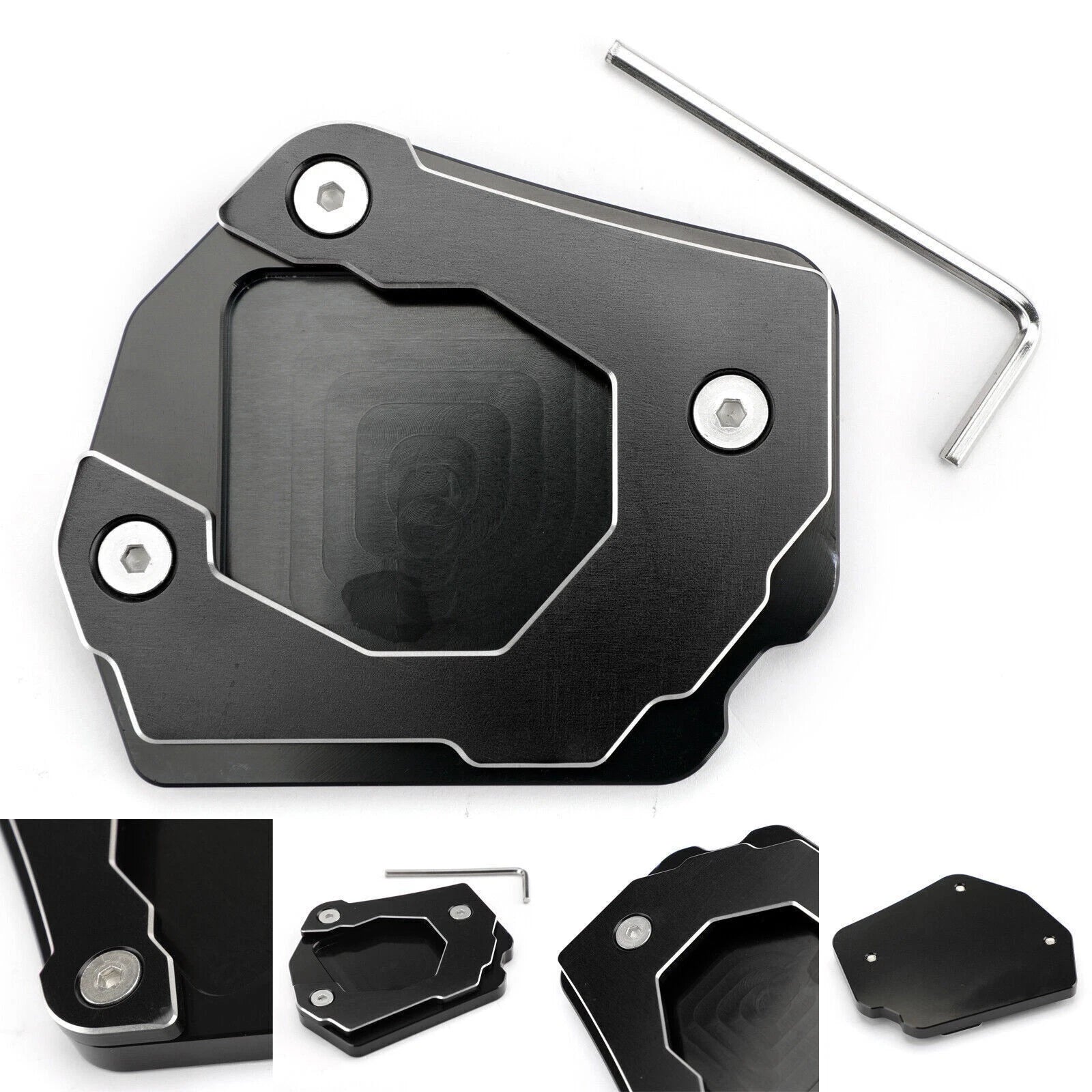 Sidestand Plate Kickstand Extension Pad for BMW F800GS (2008–2016)