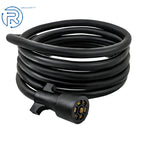 7-Way Trailer Cable Cord Connector for RV Truck (6-16 FT)